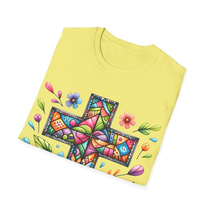 Faith - Cross - flowers  T-Shirt