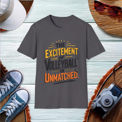 The Excitement of Volleyball T-Shirt - Location: United States