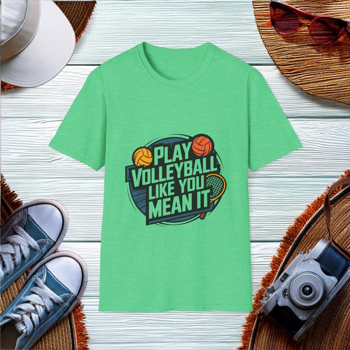 Play Volleyball with Passion T-Shirt - Location: United States