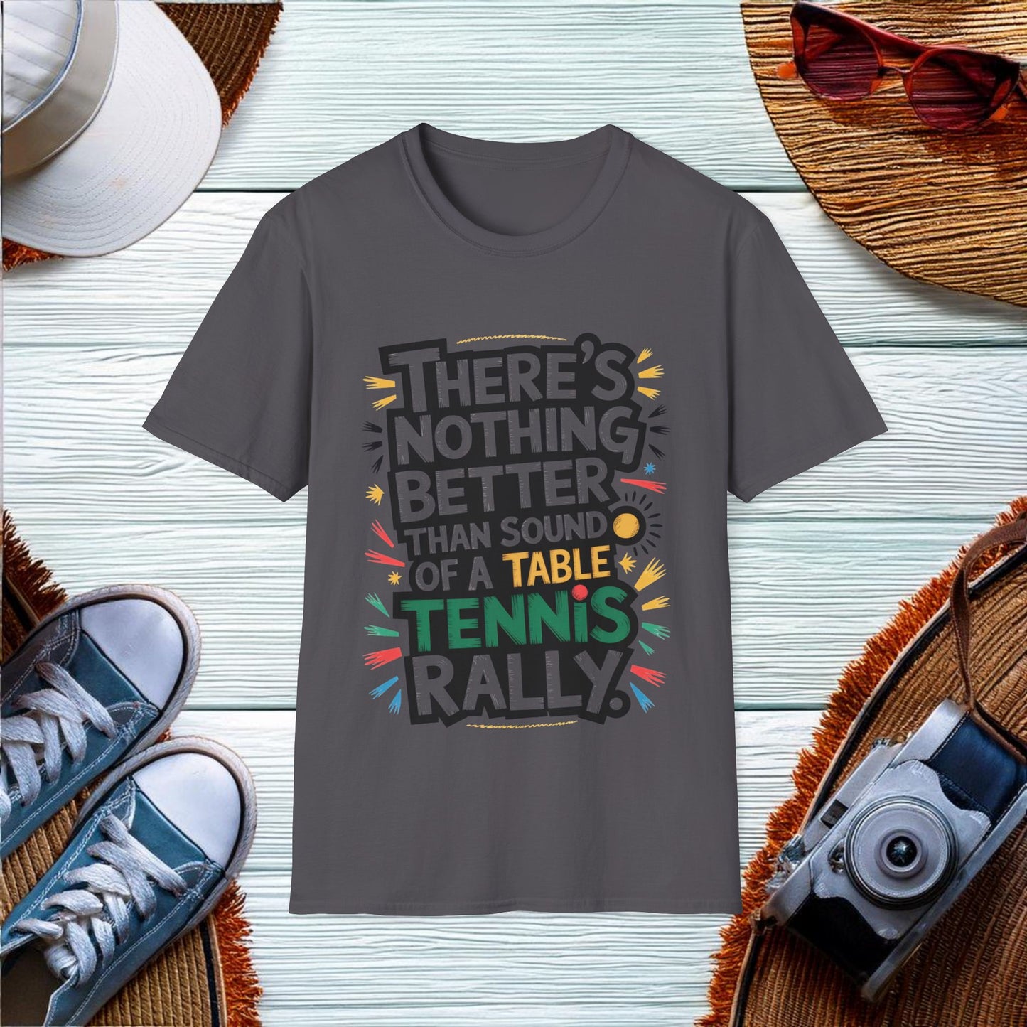 The Sound of a Table Tennis Rally T-Shirt - Location: United States