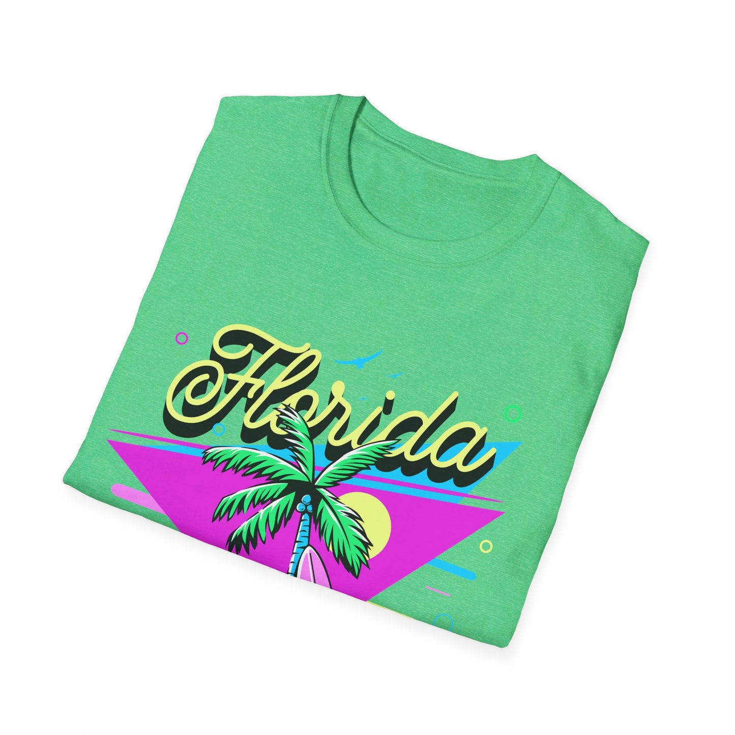 Floria Surfing Cocoa Beach Vintage Design T-Shirt