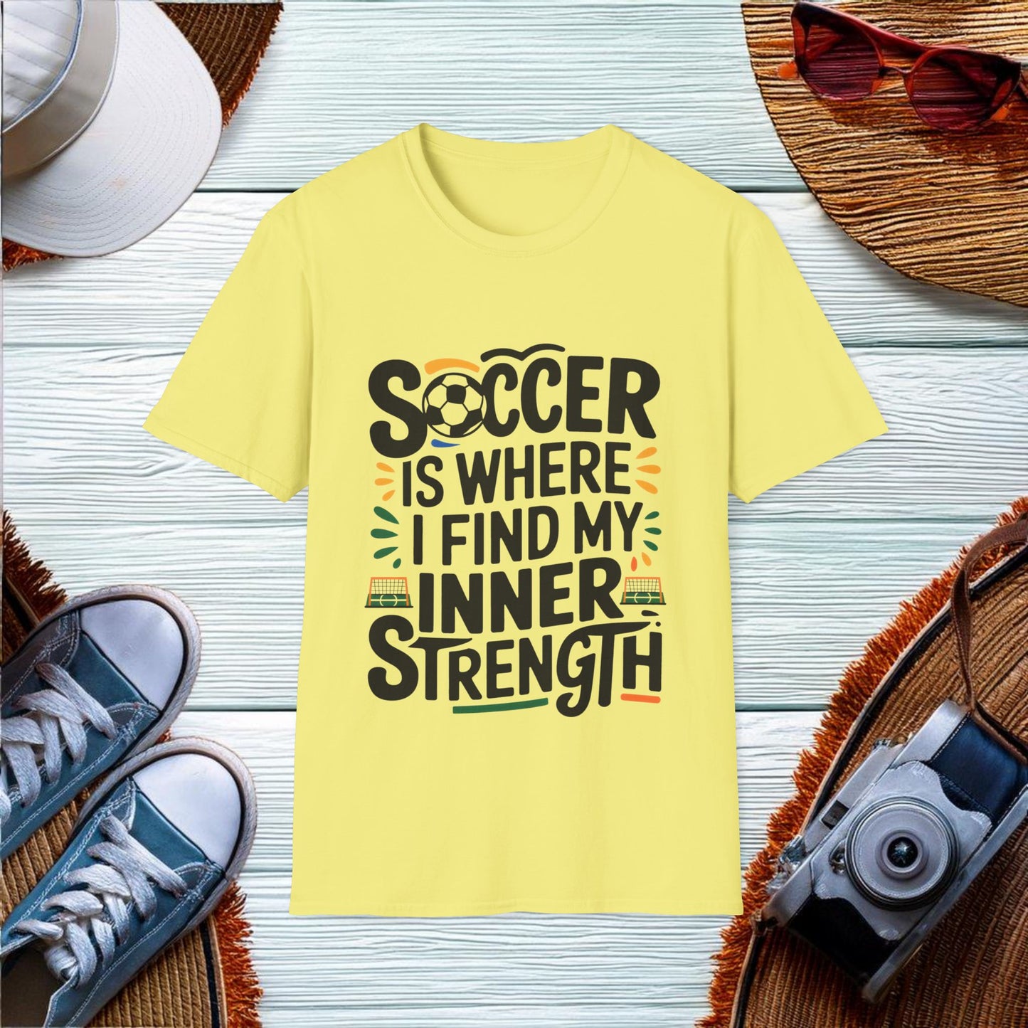 Inner Strength in Soccer T-Shirt - Location: United States