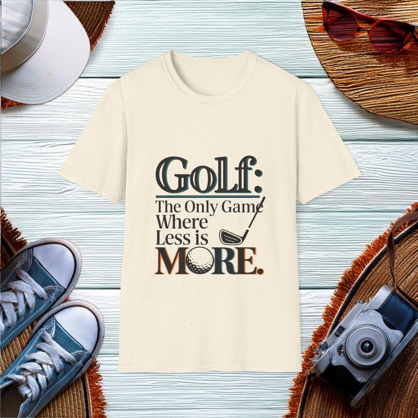 Golf Less is More T-Shirt - Location: United States