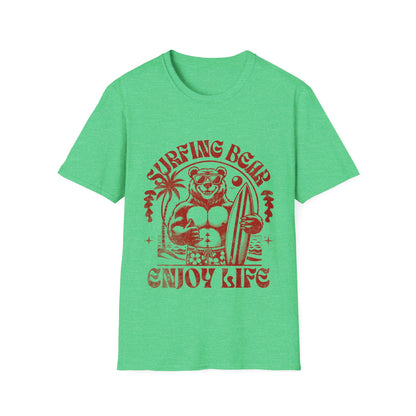 Surfing Bear Enjoy Life T-Shirt