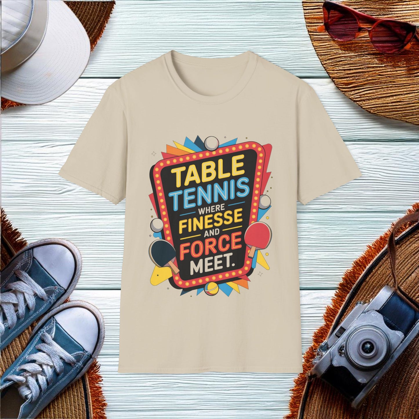 Table Tennis Finesse and Force T-Shirt - Location: United States