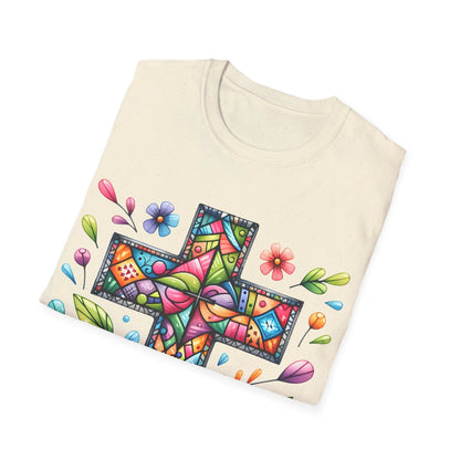 Faith - Cross - flowers  T-Shirt