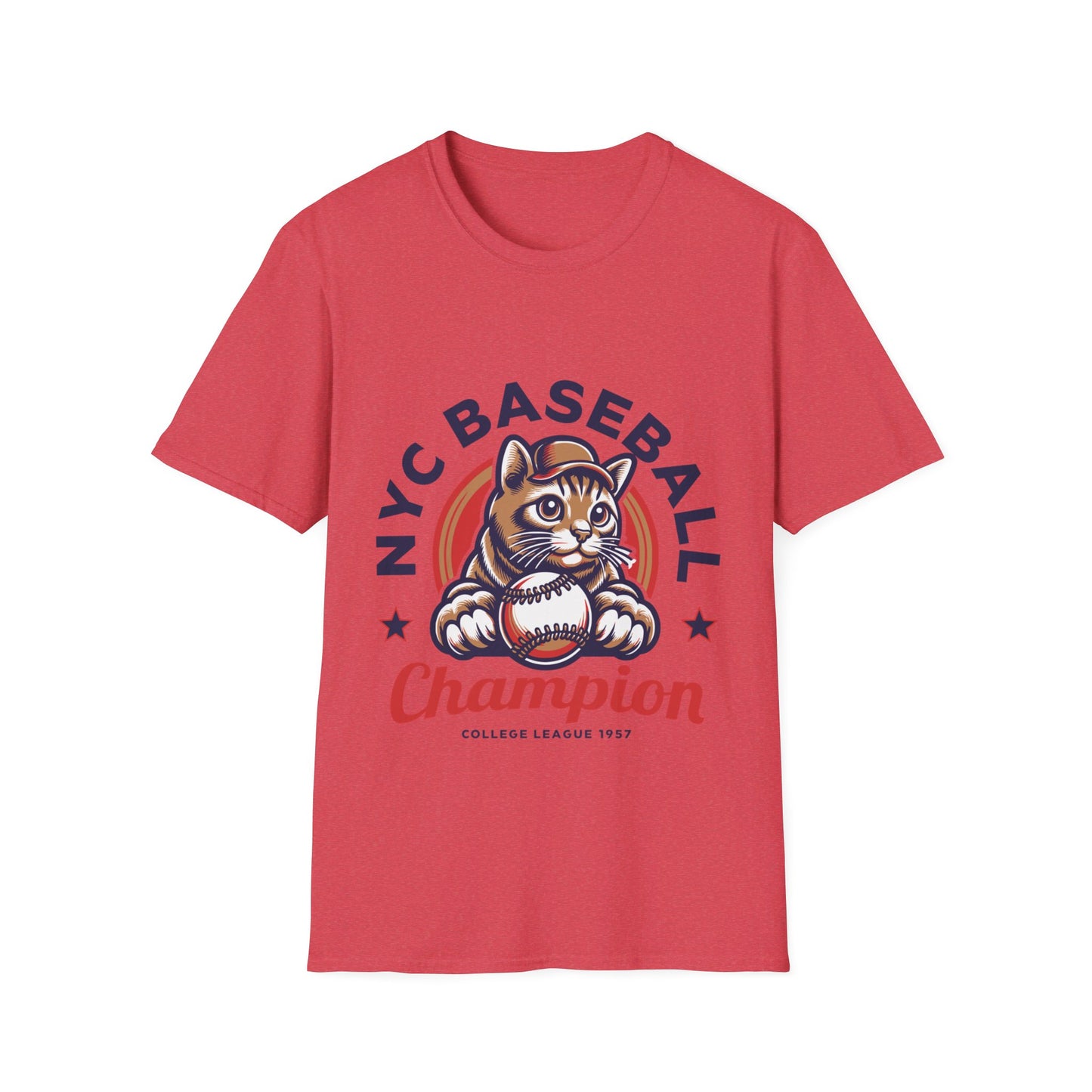 NYC Baseball Cat Champion T-Shirt