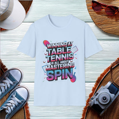 Mastering Table Tennis Spin T-Shirt - Location: United States