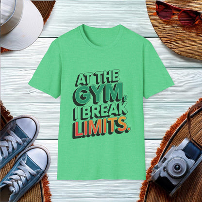 Breaking Limits at the Gym T-Shirt - Location: United States