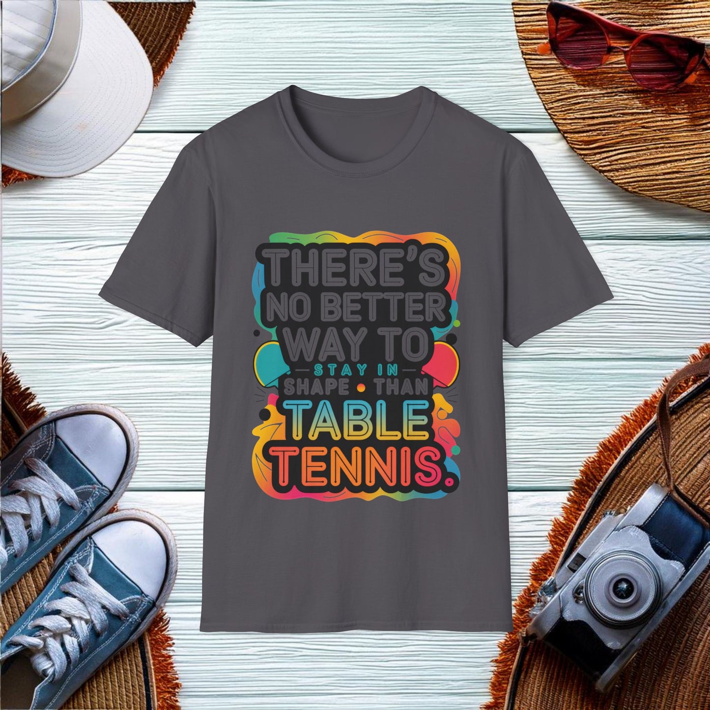 Staying Fit with Table Tennis T-Shirt - Location: United States