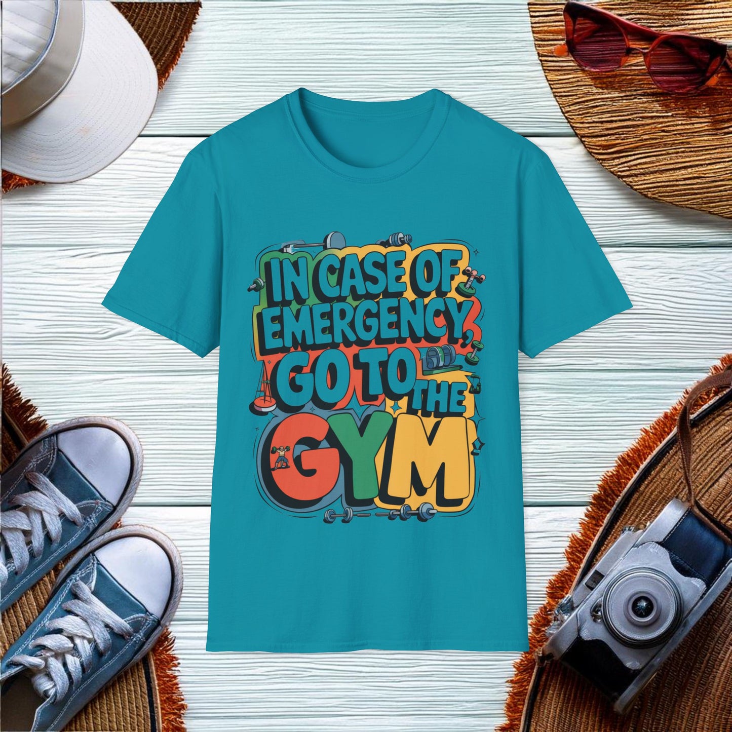 Emergency Gym Quote T-Shirt - Location: United States