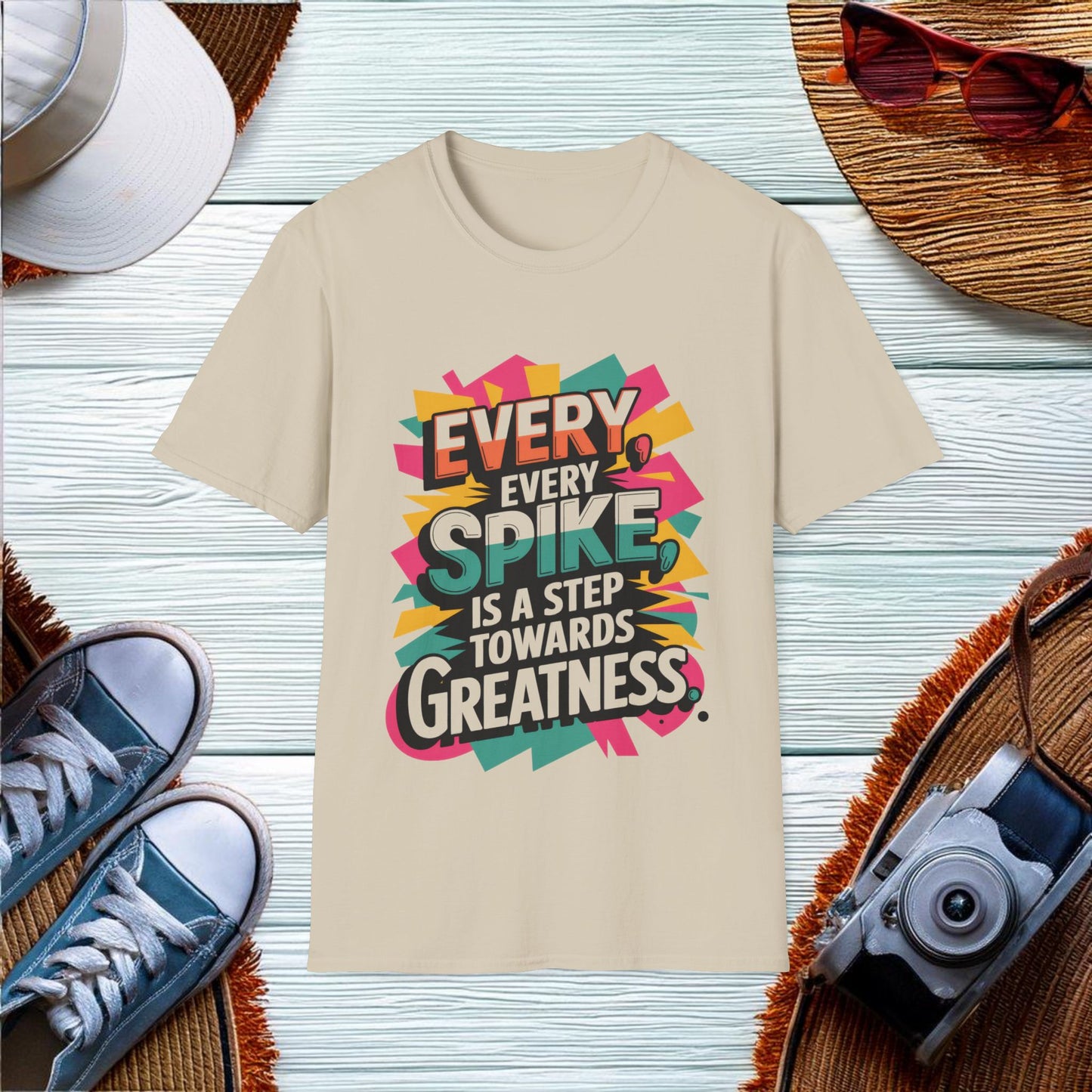 Inspiring Volleyball Quote T-Shirt - Location: United States