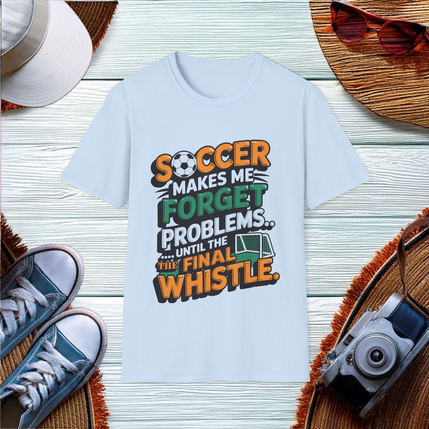 Soccer A Temporary Escape T-Shirt - Location: United States