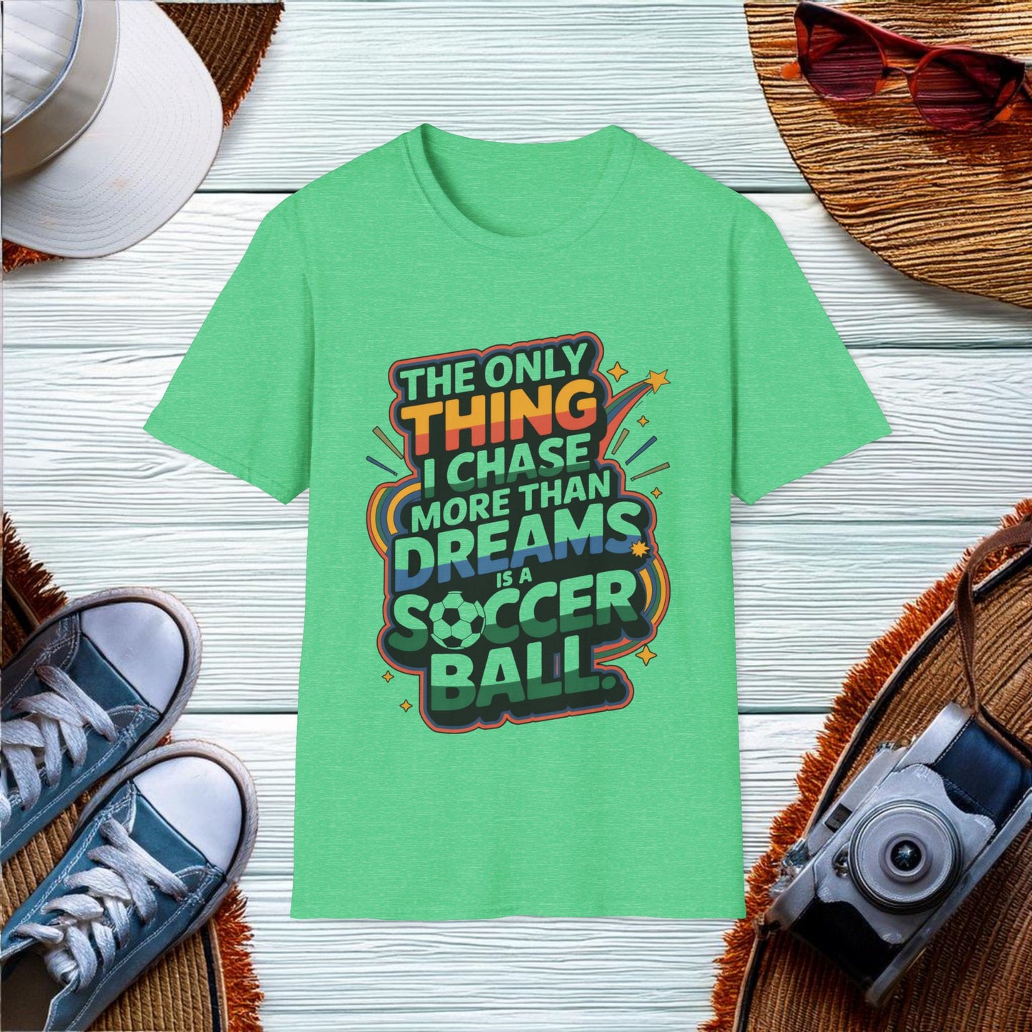 Chasing Dreams and Soccer Balls T-Shirt - Location: United States