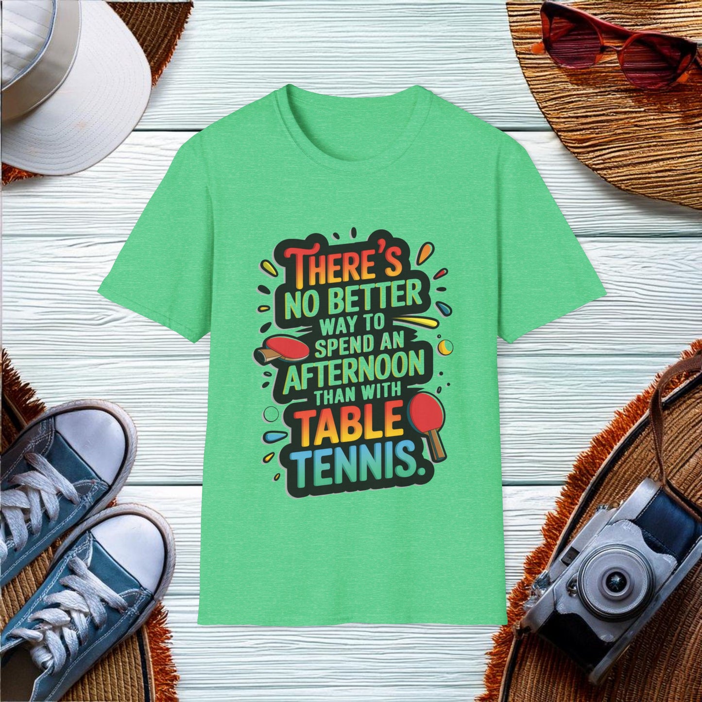 Perfect Afternoon with Table Tennis T-Shirt - Location: United States