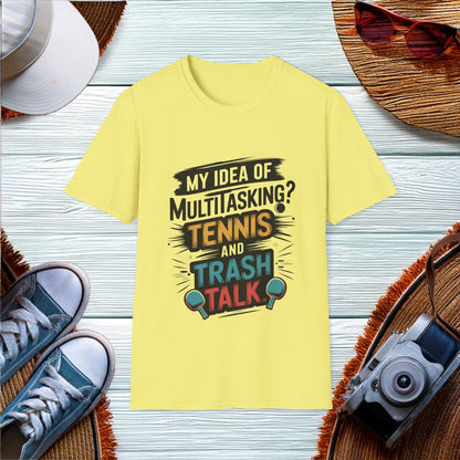 Multitasking with Table Tennis T-Shirt - Location: United States