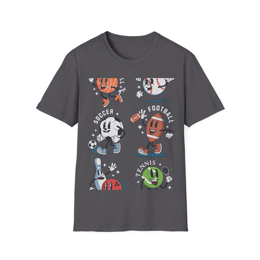 6 Retro Mascots  T-Shirt