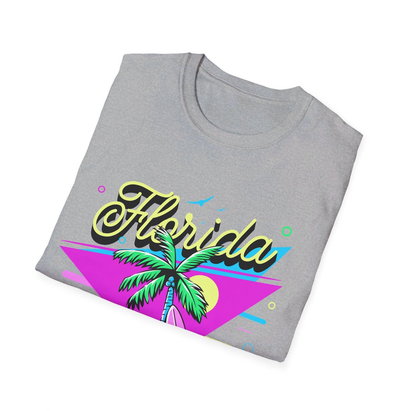 Floria Surfing Cocoa Beach Vintage Design T-Shirt