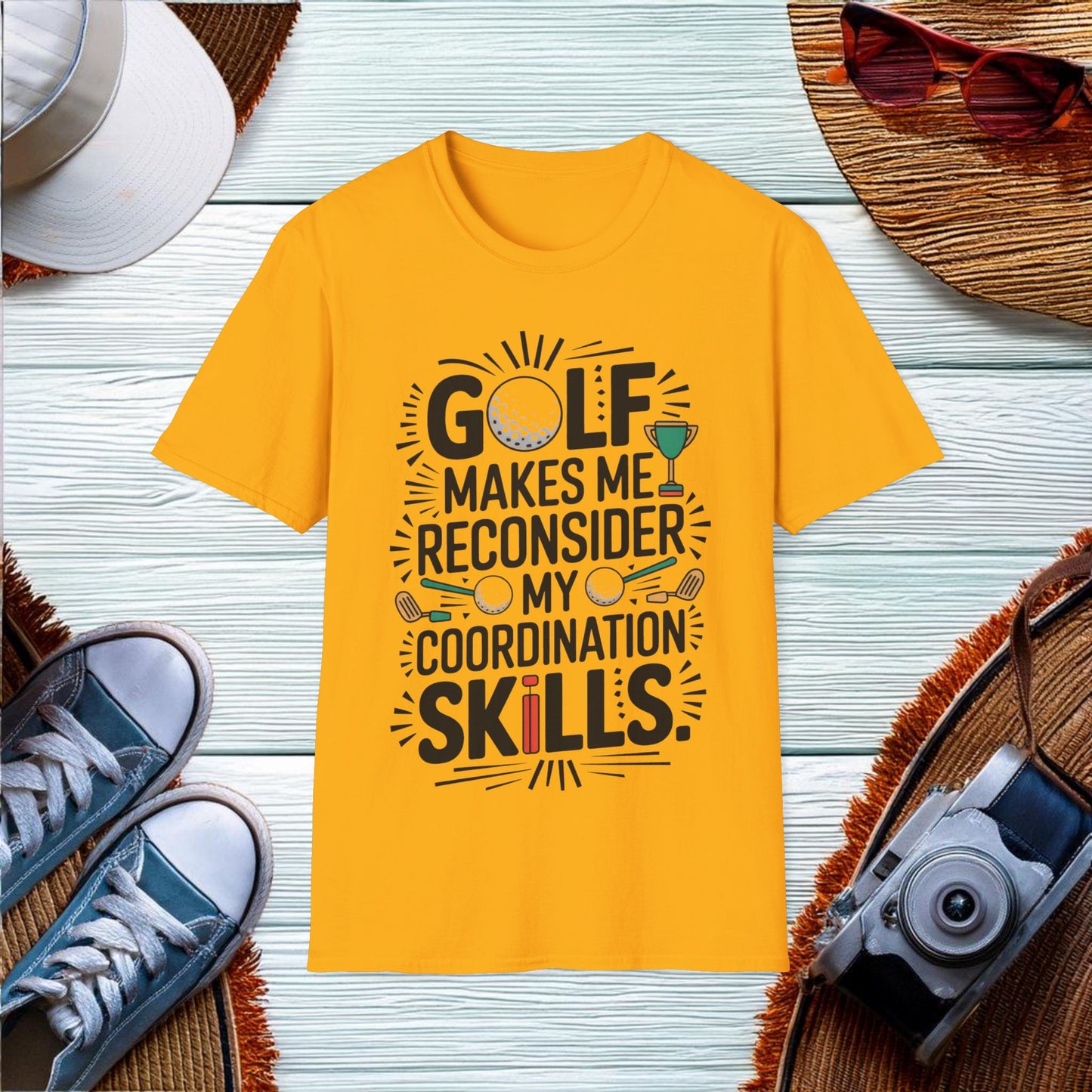 Golf Coordination Quote T-Shirt - Location: United States