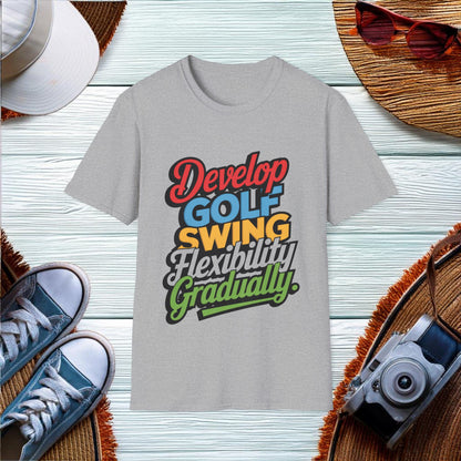 Developing Golf Swing Flexibility T-Shirt - Location: United States