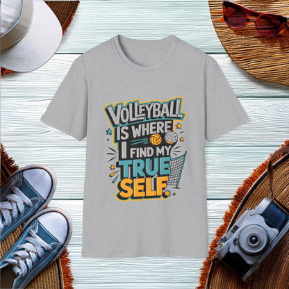 Discovering True Self in Volleyball T-Shirt - Location: United States