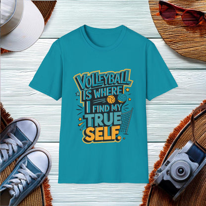 Discovering True Self in Volleyball T-Shirt - Location: United States