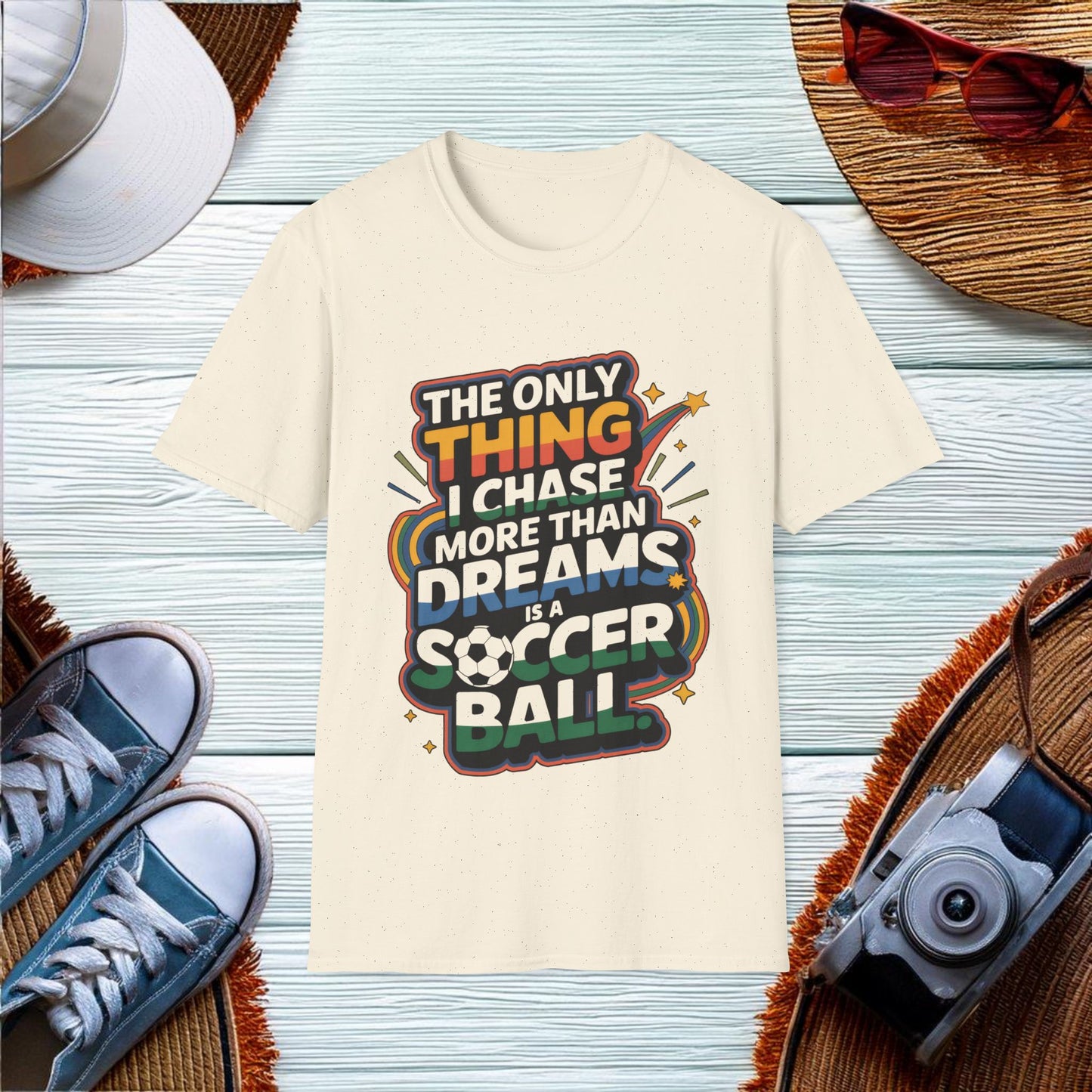 Chasing Dreams and Soccer Balls T-Shirt - Location: United States