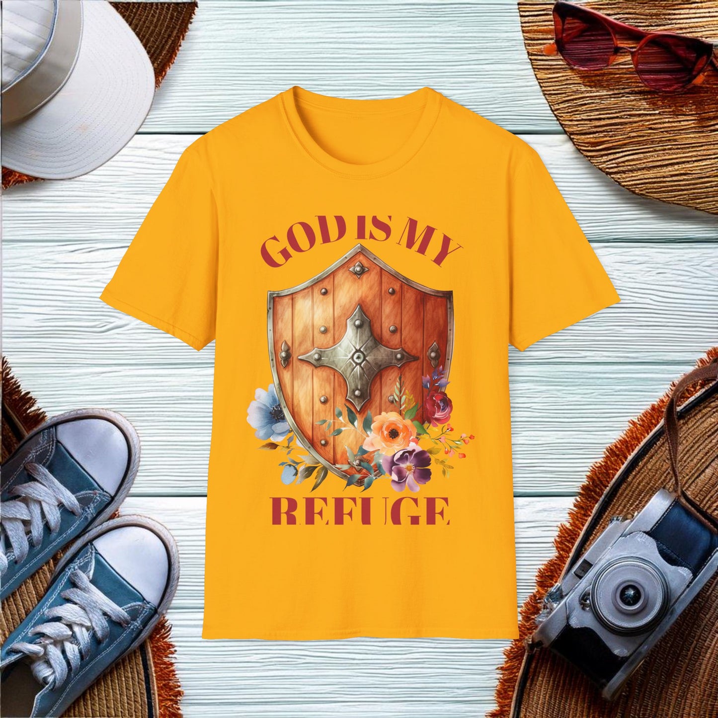 God is my refuge T-Shirt