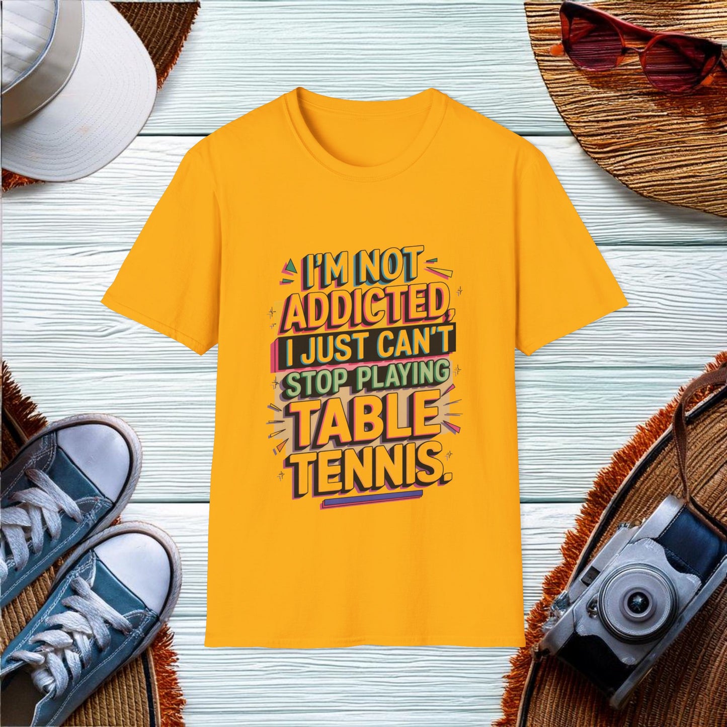 Table Tennis Addiction T-Shirt - Location: United States