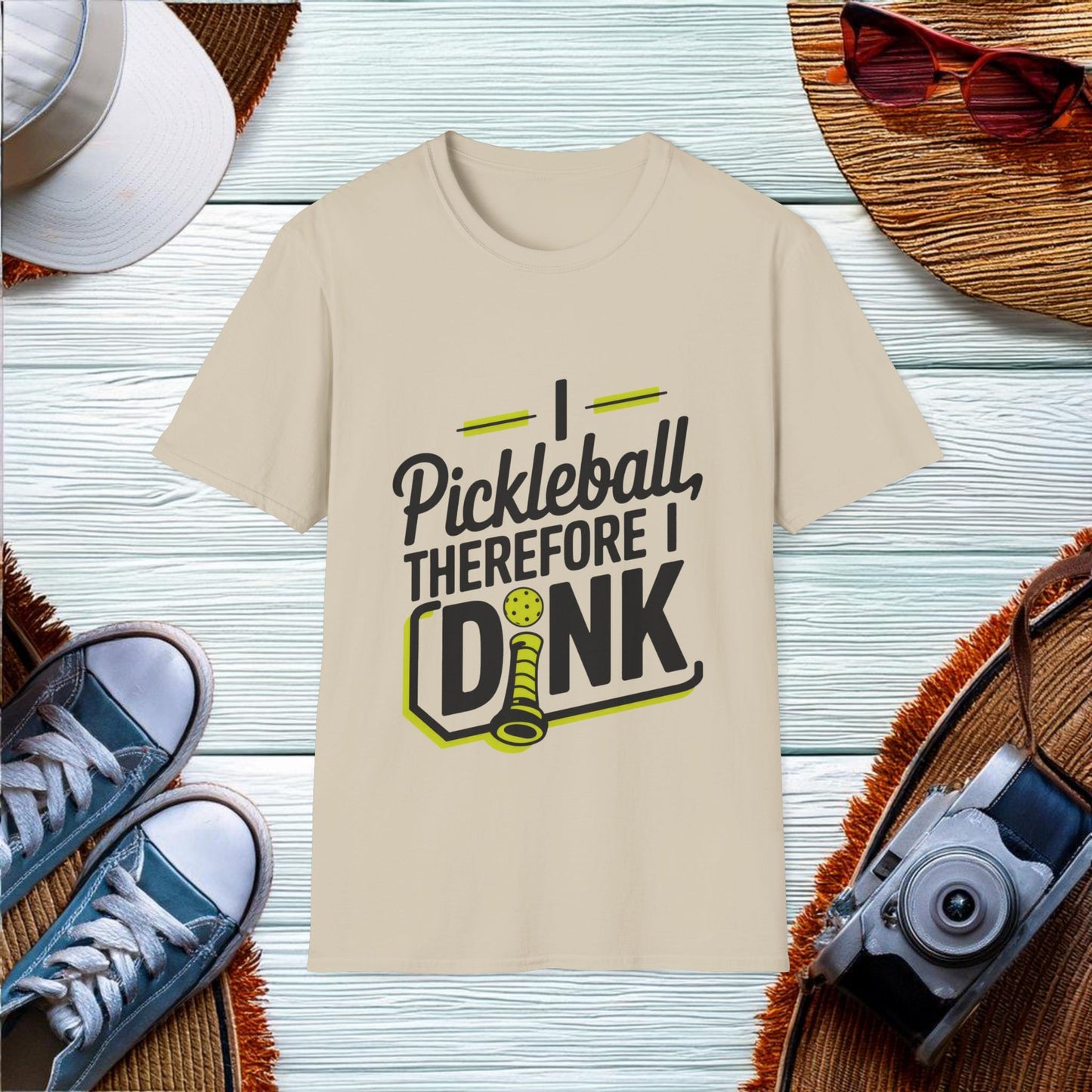 I Pickleball Therefore I Dink T-Shirt - Location: United States