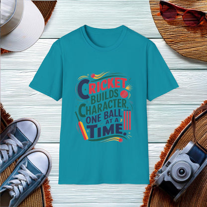 Cricket Character Building T-Shirt - Location: United States