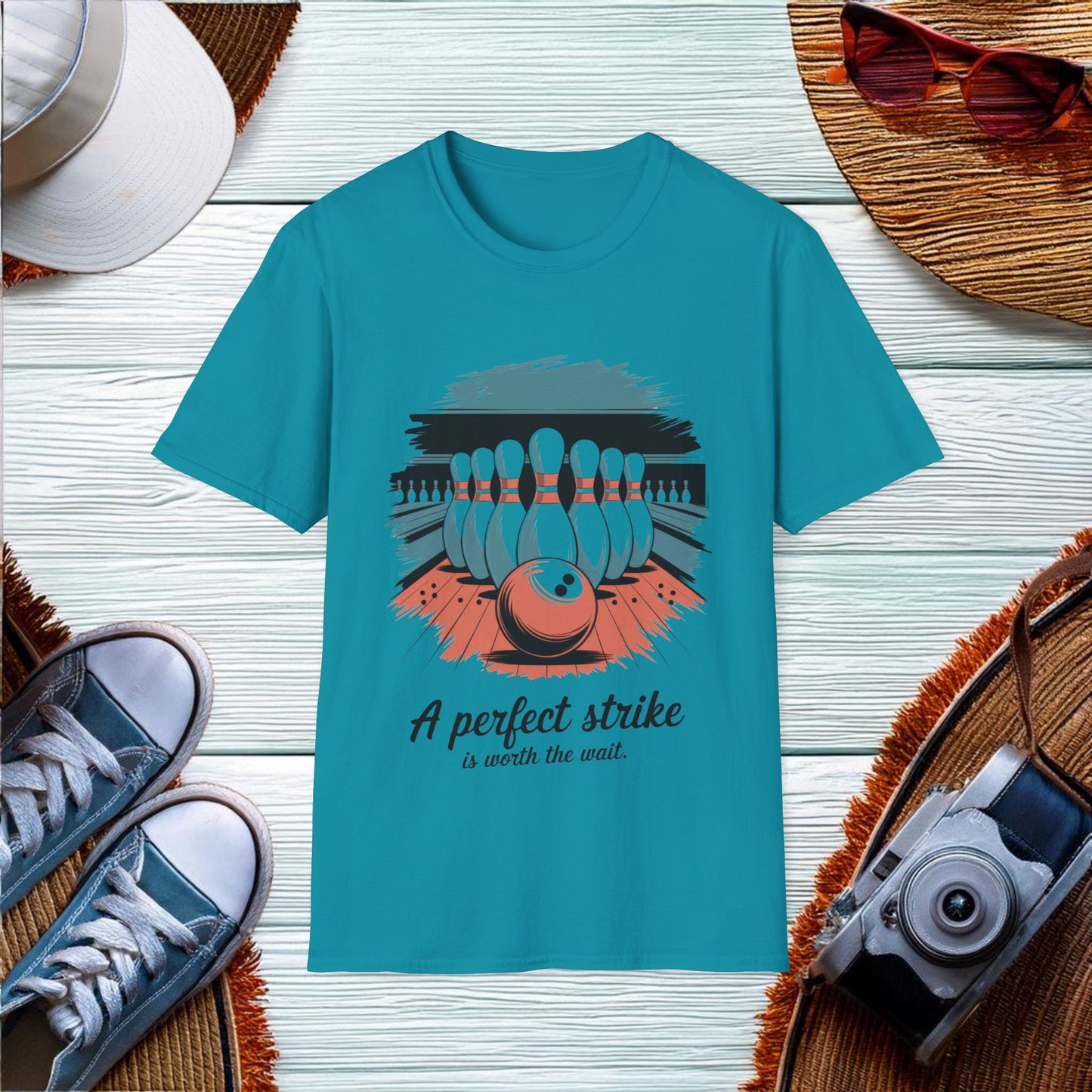 A perfect strike is worth the wait T-Shirt - Location: United States