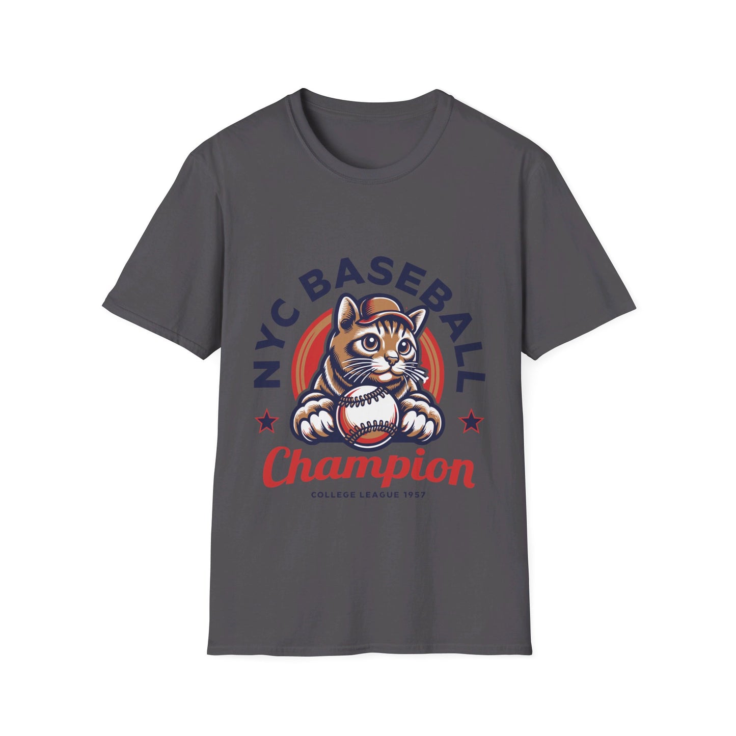 NYC Baseball Cat Champion T-Shirt