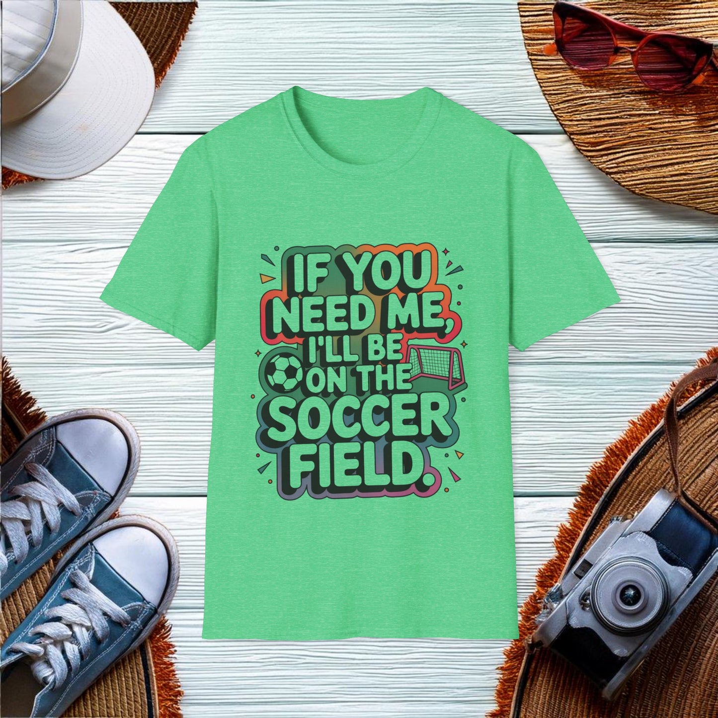 Soccer Field Quote T-Shirt - Location: United States