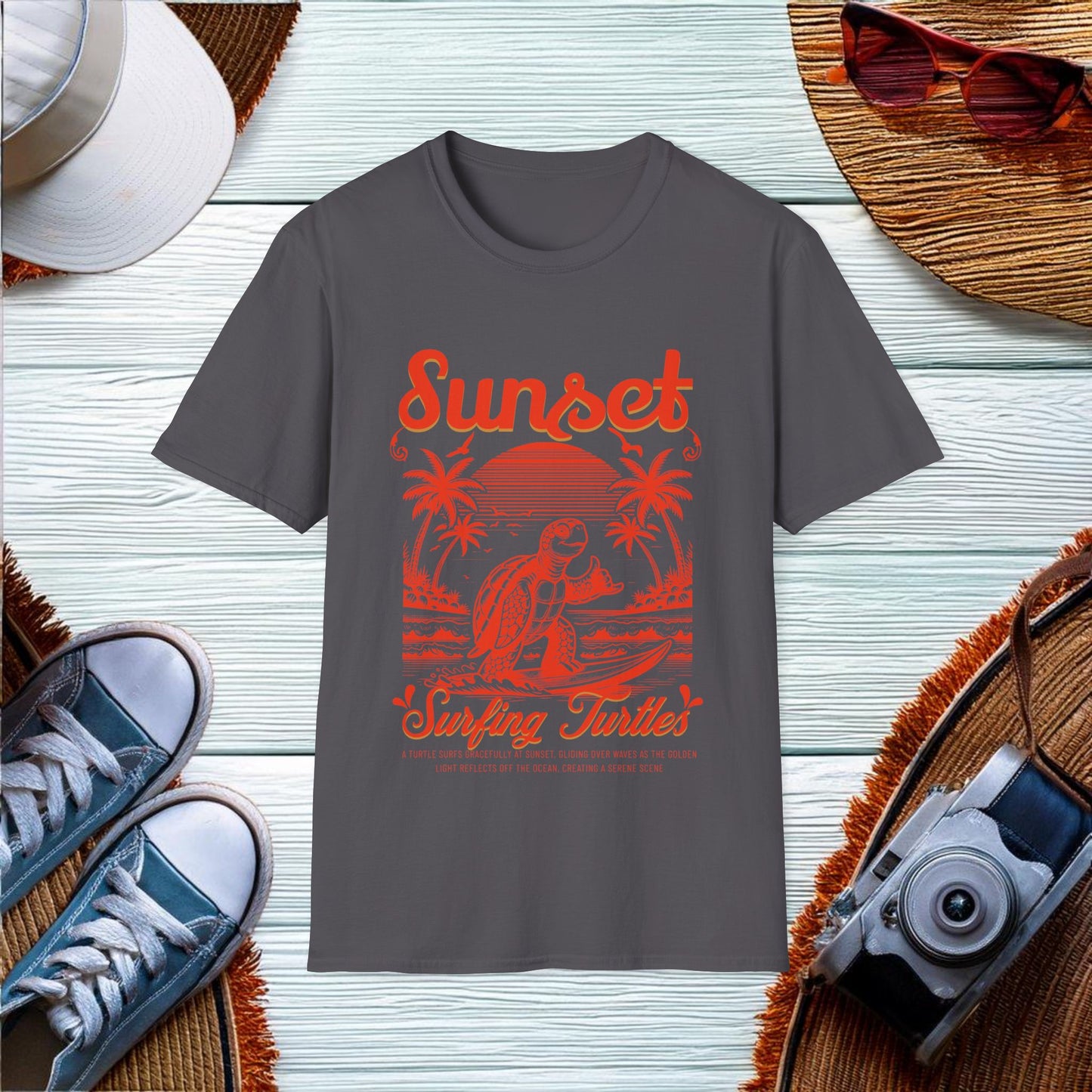 SunsetSurfing Turtles T-Shirt