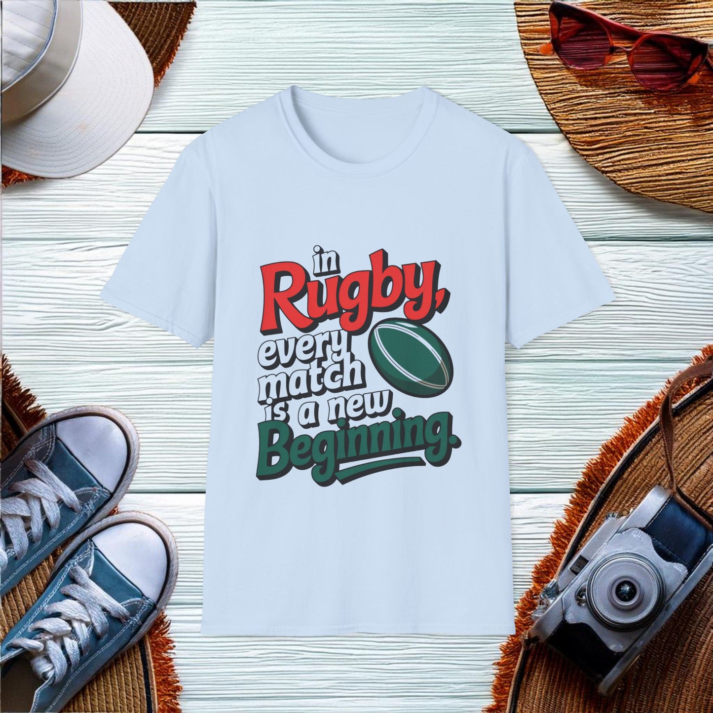 Inspiration for Rugby Enthusiasts T-Shirt - Location: United States