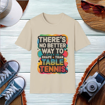 Staying Fit with Table Tennis T-Shirt - Location: United States