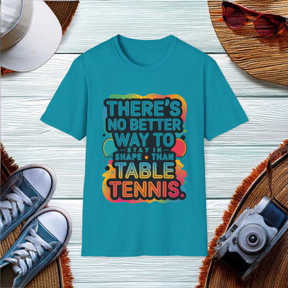 Staying Fit with Table Tennis T-Shirt - Location: United States