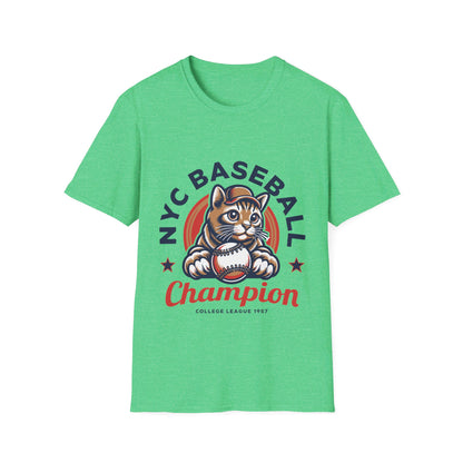 NYC Baseball Cat Champion T-Shirt