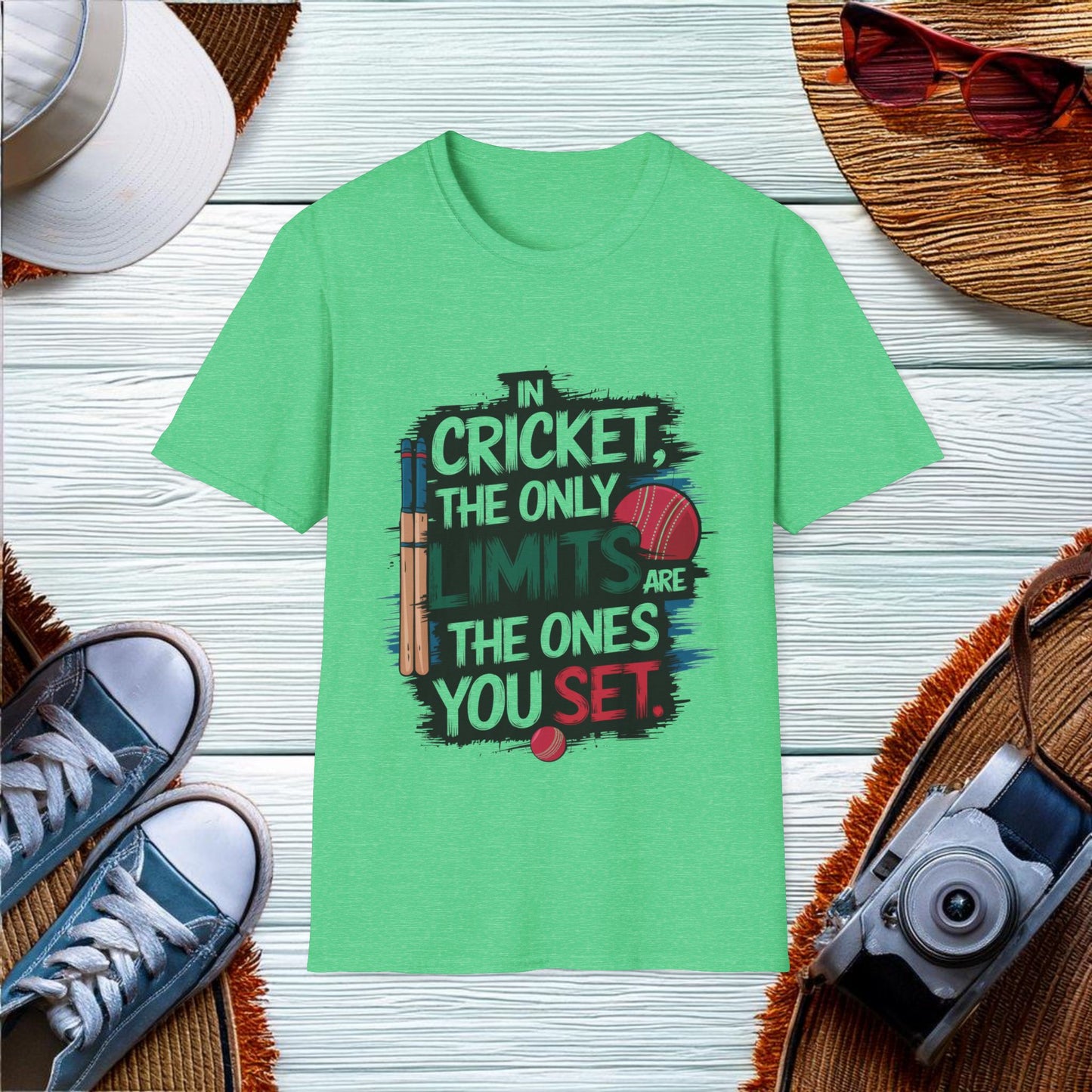 Setting Your Own Limits in Cricket T-Shirt - Location: United States