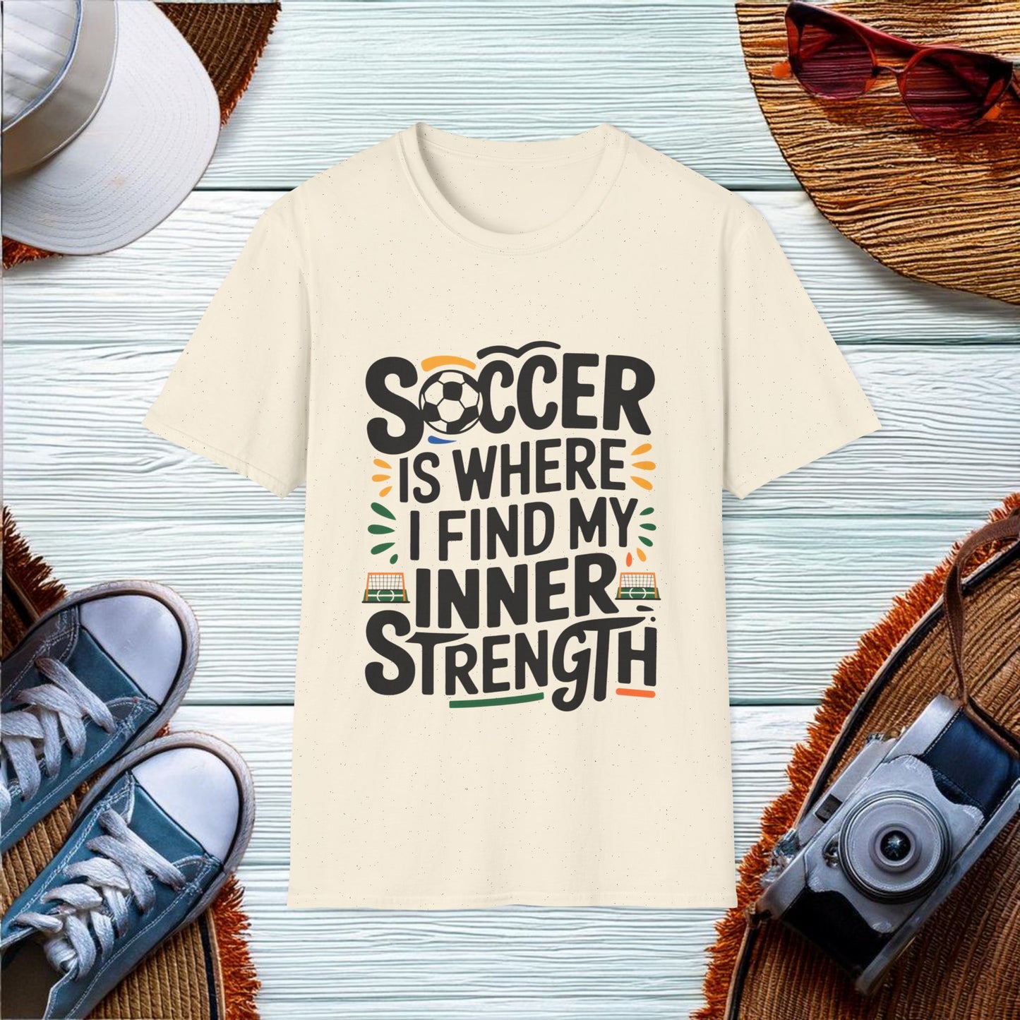 Inner Strength in Soccer T-Shirt - Location: United States