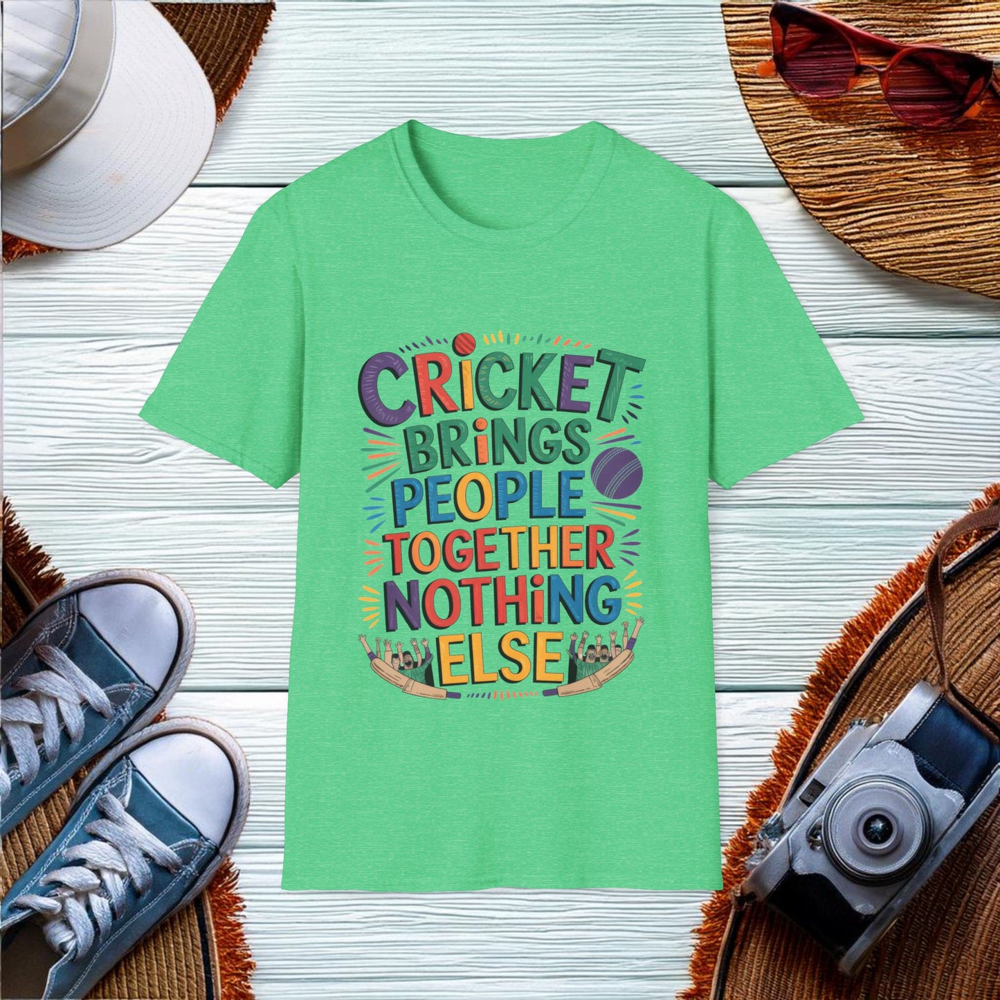 Cricket brings people together T-Shirt - Location: United States